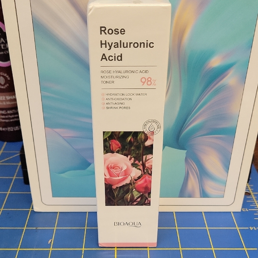 Bioaqua Rose 98% Hyaluronic Acid Toner 100ml New Sealed Box